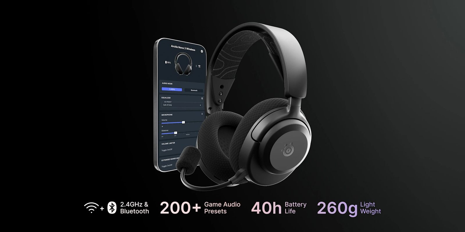 Recenze sluchátek SteelSeries Arctis Nova 3 Wireless