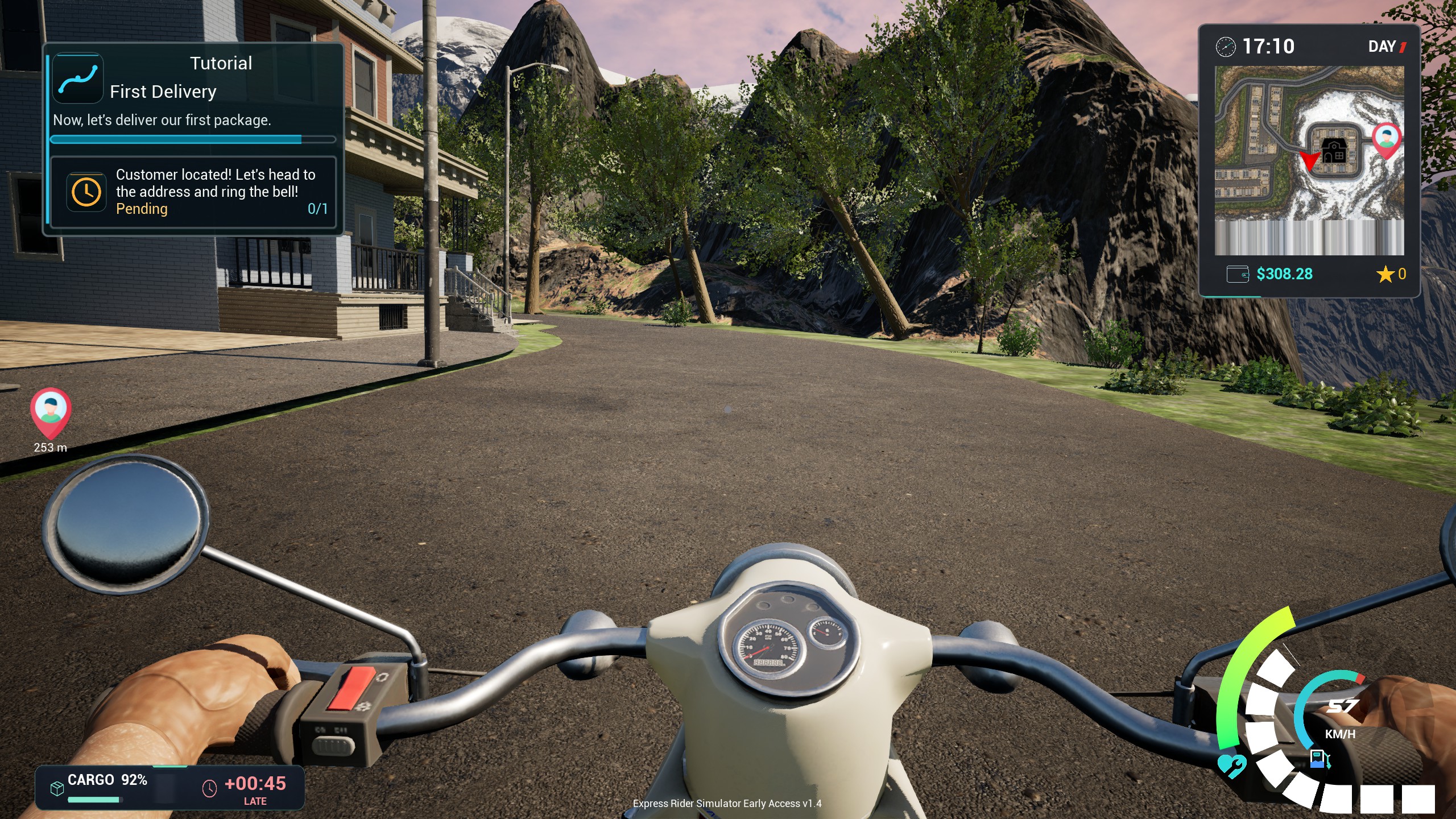 Express rider simulator – dojmy z bizarního simulátoru kurýra