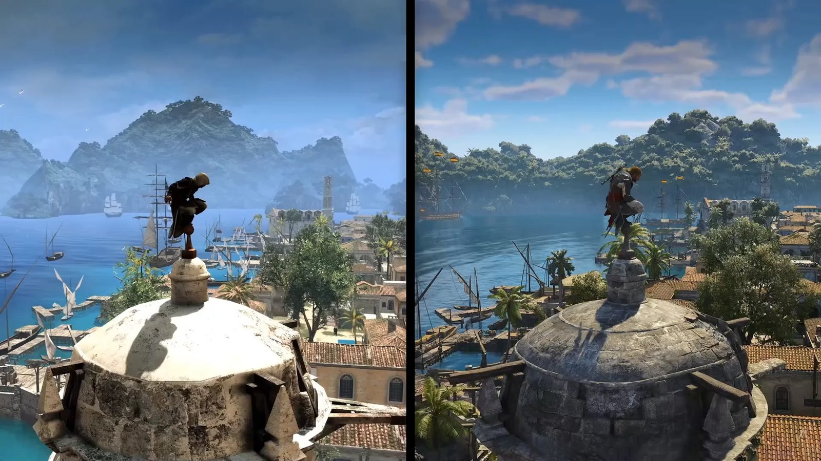 Detailní porovnání Assassin's Creed 4: Black Flag vs. Resynced