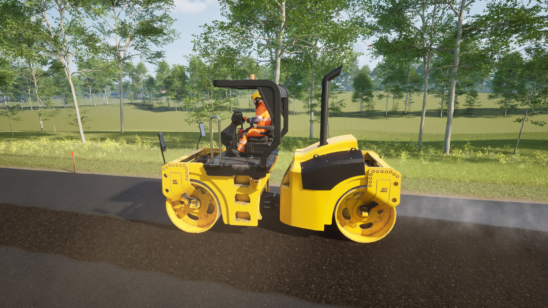 Road Construction Simulator vás nechá postavit silnici od nuly
