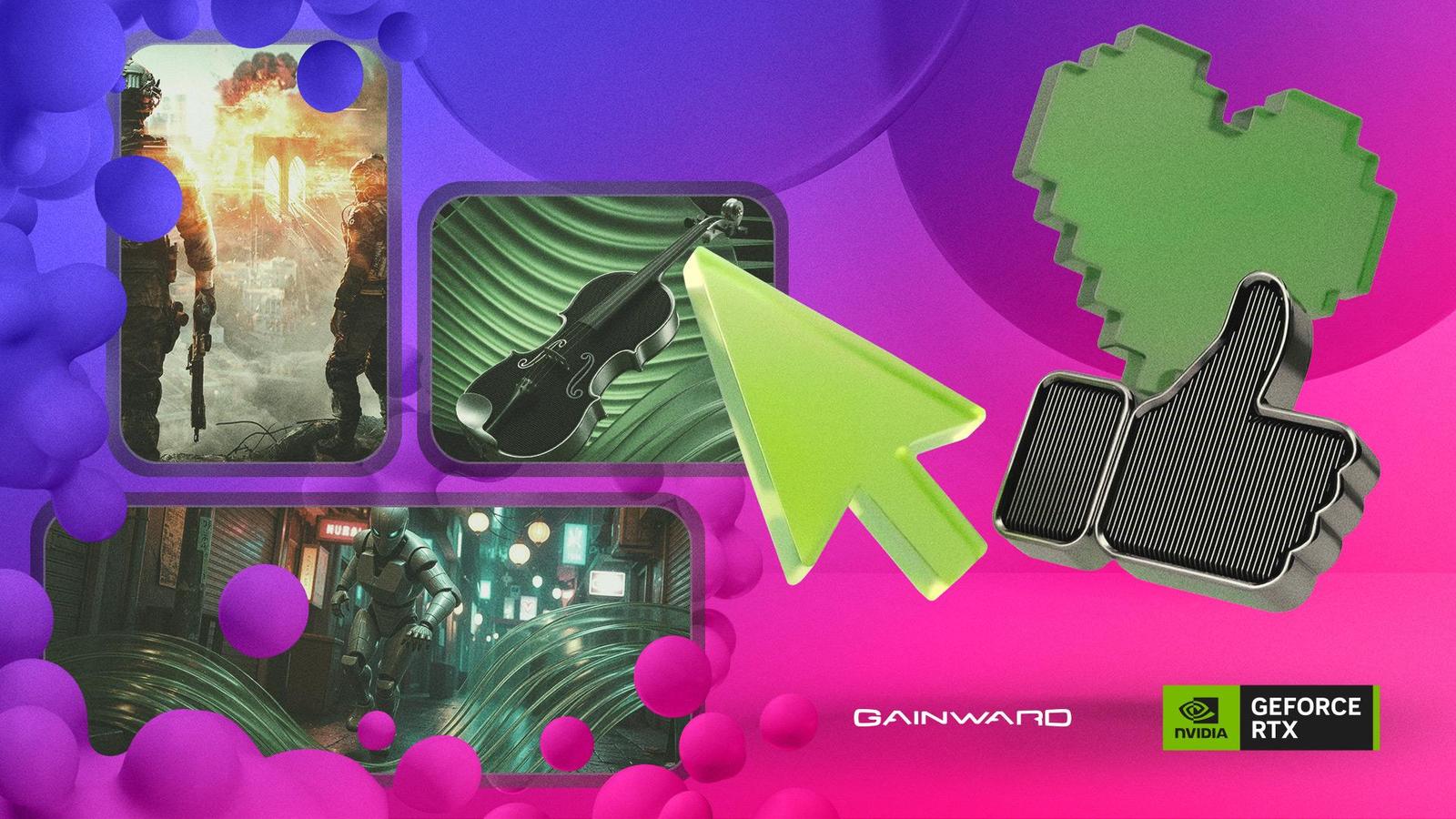 Vyberte nejlepší RTX hry a vyhrajte grafickou kartu NVIDIA GeForce RTX od Gainwardu