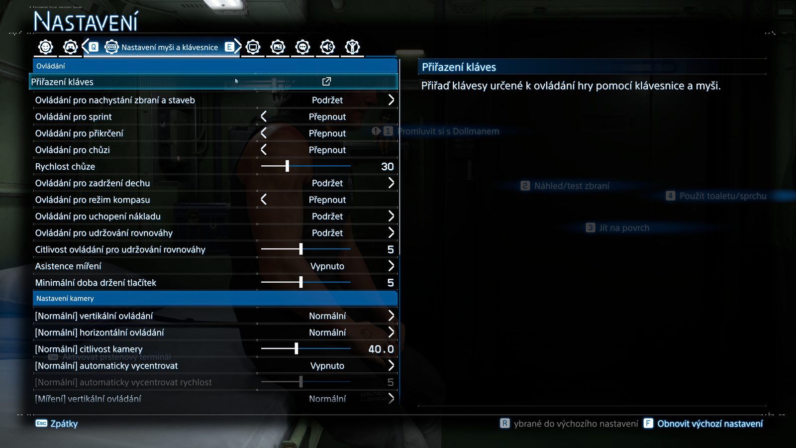 PC recenze Death Stranding 2 - doručování s myší a klávesnicí
