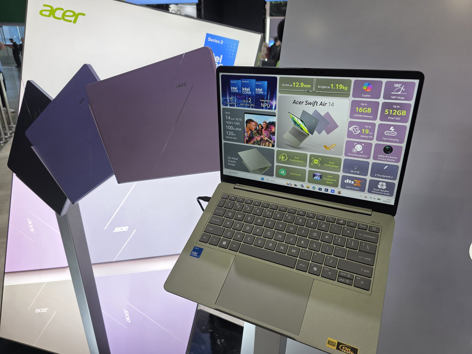 Acer na Computexu ukázal herní 3D monitor, handheldy a nový Swift Air