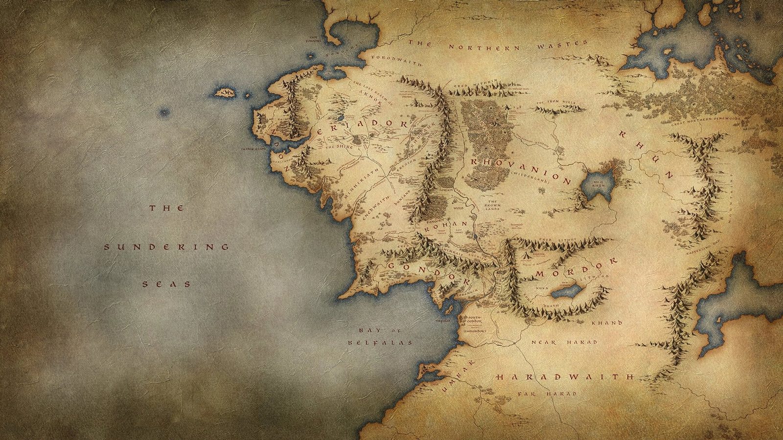 Pán prstenů od Warhorse Studios: Co všechno prozradila mapa?