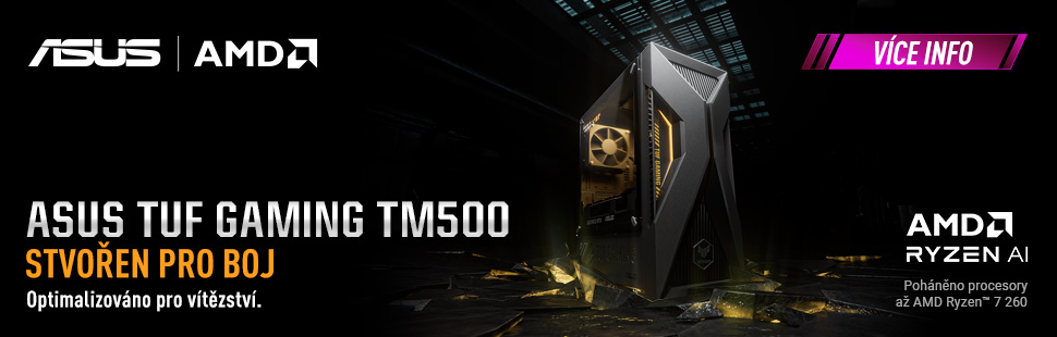 Herní počítač ASUS TUF Gaming TM500 nabízí nižší cenu i sluchátka za korunu