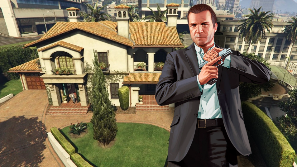 Ikonický dům Michaela z GTA 5 je ve skutečnosti kompletně v plamenech