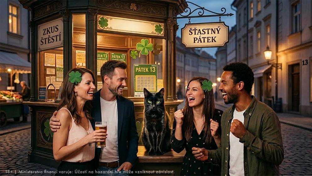 Pátek 13.: Zkuste právě dnes štěstí ve hře. Můžete vyhrát i bez vkladu